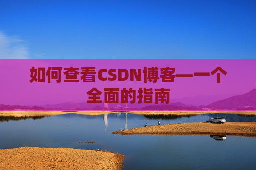 如何查看CSDN博客—一个全面的指南